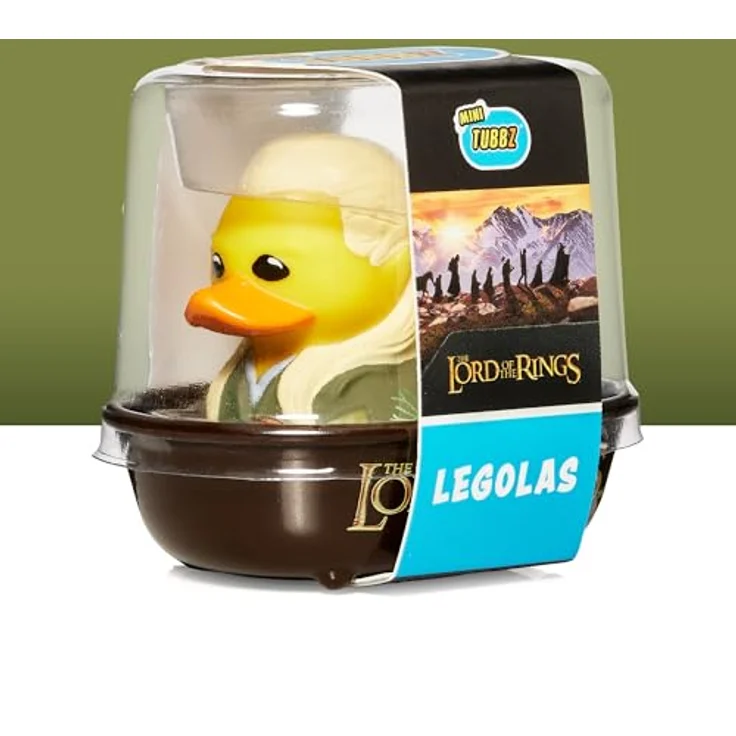 TUBBZ Kleine Legolas Sammelbare Vinyl-Gummientenfigur - Offizielles Herr der Ringe Merchandise - Sci-Fi Fantasy Bücher & Filme, Mini-Version (2 Zoll), Platzsparende Sammelfigur – Bild 2