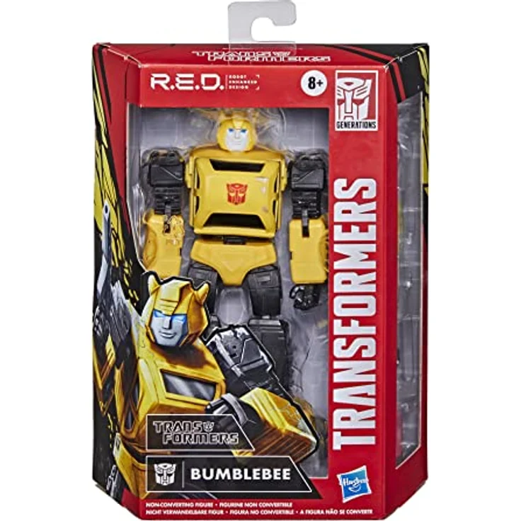 JTI GmbH Transformers, Actionfigur ROTE Hummel, voll beweglich mit Zubehörteilen, für Kinder ab 8 Jahren – Bild 4