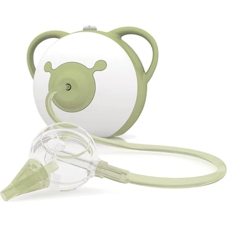Nosiboo Pro Baby Nasensauger (elektrisch), entwickelt mit HNO-Ärzten, BPA-frei, variable Saugkraft, leicht zu reinigen