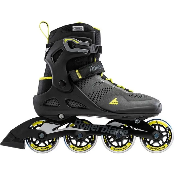 ROLLERBLADE Inlineskates Herren Inlineskates MACROBLADE 80, Rollschuhe mit atmungsaktivem Mesh-Material, blau