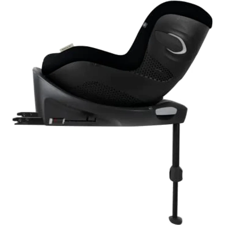 CYBEX Gold Kinder-Autositz Sirona Gi i-Size Plus inkl. Base, Ab ca. 3 Monaten bis 4 Jahre (Ab Geburt mit Neugeboreneneinlage), Max. 20 kg, 61 - 105 cm (Ab 40 cm mit Neugeboreneneinlage), Moon Black – Bild 2