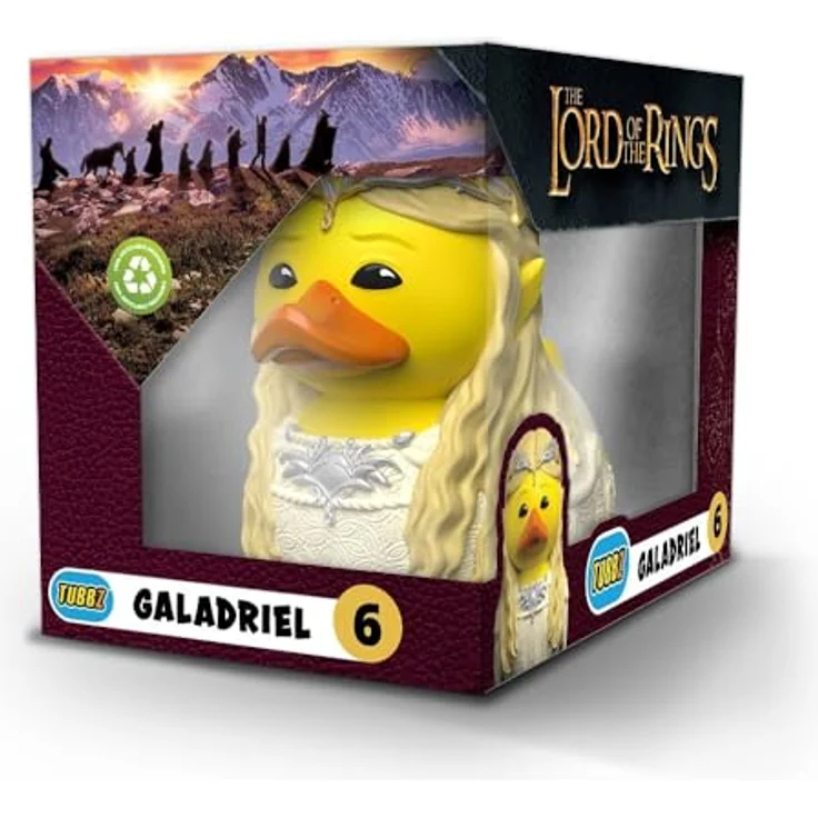 TUBBZ Box-Ausgabe Galadriel, Sammler-Vinyl-Gummiente Figur, 9 cm groß, offizielles Der Herr der Ringe Merchandise – Bild 2