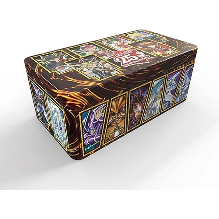 KONAMI Yu-Gi-Oh! TRADING CARD GAME Tin of Dueling Heroes 25th Anniversary – Case (12 Stück) – Deutsche Ausgabe, 1. Auflage, Schwarz - Hochwertige Abmessungen, Langlebig, Flexible Gestaltung – Bild 5
