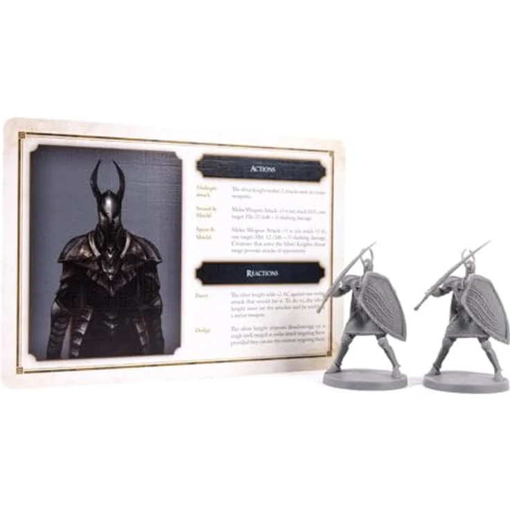 Steamforged Games Dark Souls: The Roleplaying Game Miniaturen & Statistikkarten, für D&D 5E - Offizielle Sammlung mit 10 ikonischen Charakteren und Gegnern aus Lothric – Bild 3