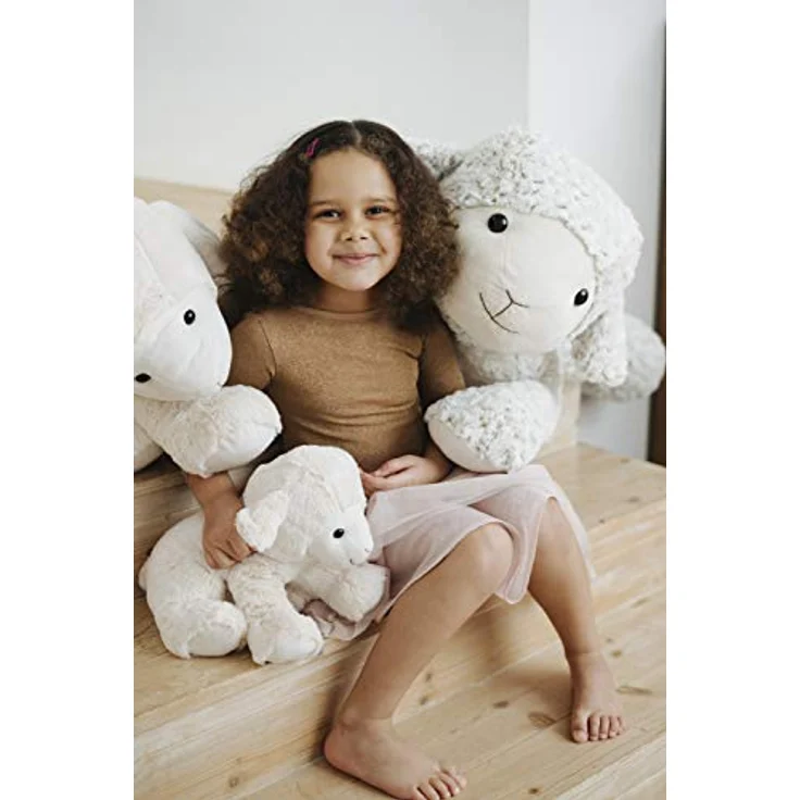 Mollis Kuscheltier - Kuschellamm - 30 cm - Plüschtier-Lamm - Kinder-Kuscheltier - weiches Stofftier für Kinder und Babys – Bild 5