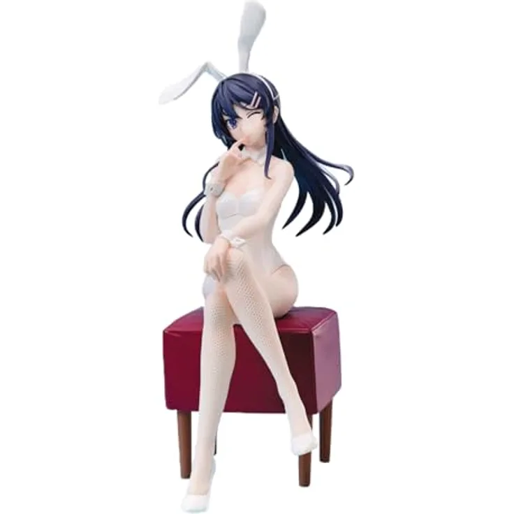 Aniplex Rascal Does Not Dream Statue Mai Sakurajima Bunny Ver., 21 cm PVC Figur in bedruckter Fensterbox