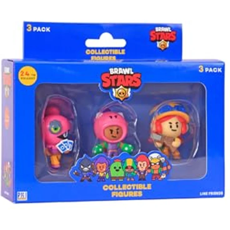 Brawl Stars Figure 3 pack window box S1, 1x Set, zufällige Auswahl – Bild 2