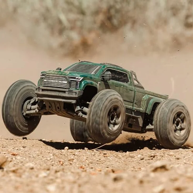 ARRMA Big Rock 223S BLX 1:10 4x4 RC Ferngesteuerter Offroad Geländewagen Truck RTR, Brushless Motor, DSC, grün – Bild 5