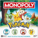 Hasbro Monopoly Pokémon Edition, Brettspiel für Kinder ab 8 Jahren, Englisch