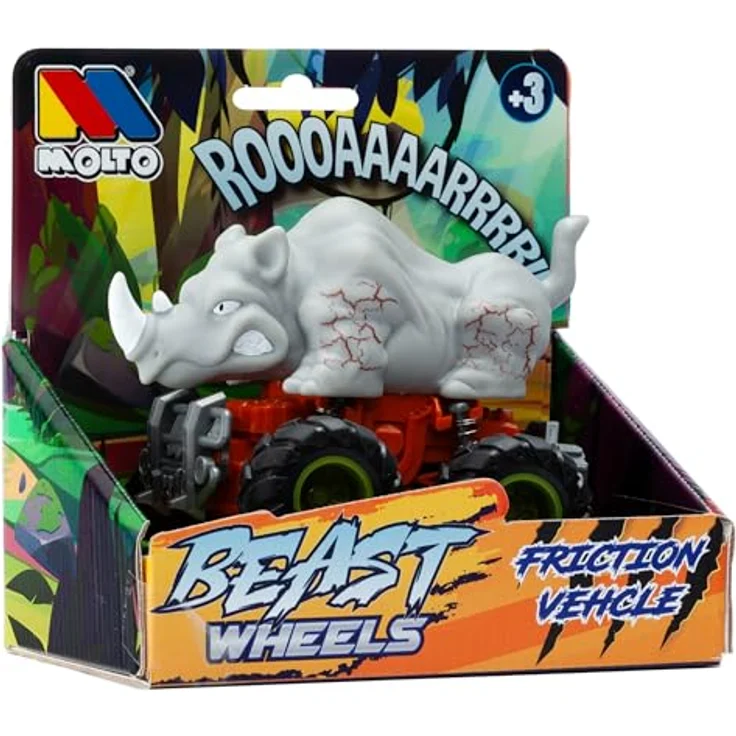 M MOLTO Vheiculos Tierfriccion Beast Wheels, ferngesteuertes Spielzeugauto, mehrfarbig, 15 x 5 cm – Bild 4