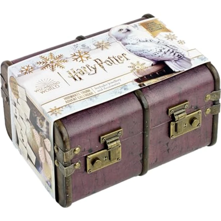 Carat Harry Potter Hogwarts Trunk, offizieller Adventskalender mit Schmuck und Merchandise, ca. 13 x 18 x 23 cm – Bild 6
