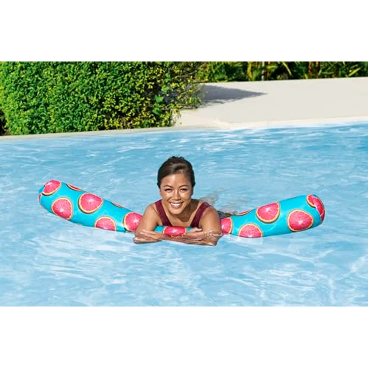 Bestway Poolnudel Splashin' Style mit Textilbezug 150 x 23 cm, UV-beständiger Stoff, sortiert, bunt – Bild 4