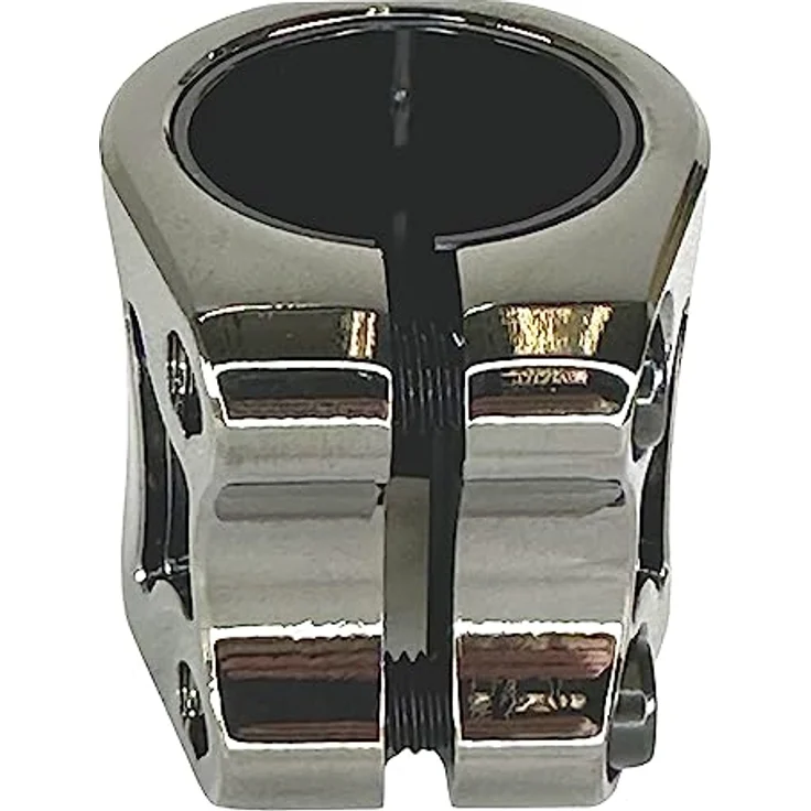 Fantic26 Stuntscooter Fantic26 Twinlock Stunt-Scooter Double Clamp 32/35 Schwarzchrome, Leichte Lenkerklemme aus 6061 Aluminium T6-Legierung – Bild 5