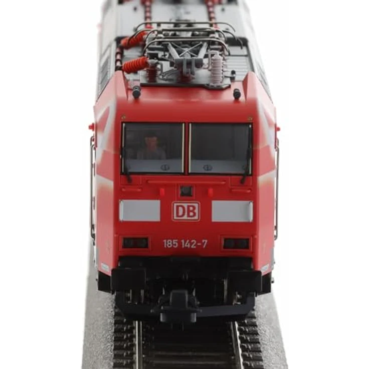 Roco 7500129 H0 E-Lok BR 185 142-7 der DB AG, Elektrolokomotive für Güterverkehr, Edelweiß-Design, 5,6 MW Dauerleistung, 140 km/h zugelassen – Bild 6