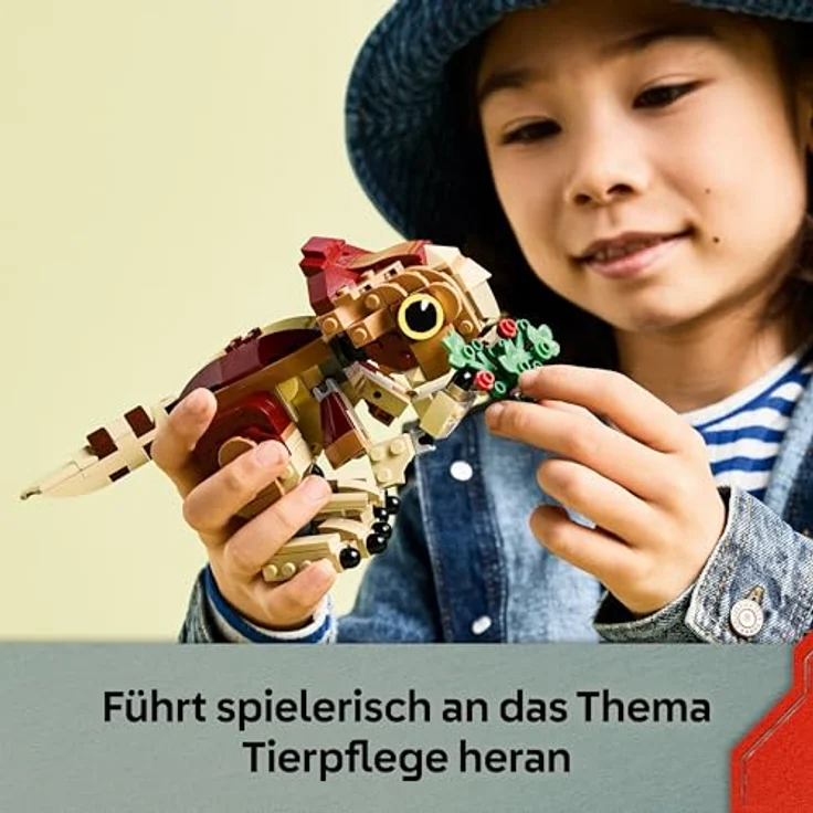 LEGO Jurassic World 76970, Babydinosaurier Dolores: Aquilops, 339 Teile, bewegliche Figur, für Kinder ab 7 Jahren, Maße: 20cm x 15cm x 11cm – Bild 4
