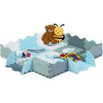 Relaxdays 10050277 Puzzlematte, 25tlg. Baby Spielmatte, Tiermotive, schadstofffrei, bunt