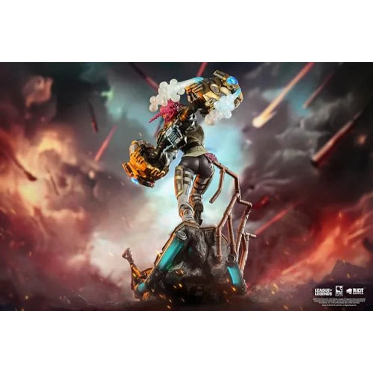 Pure Arts League of Legends Statue 1/6 Vi, 40 cm, detailgetreu mit LED-Lichtfunktion, limitierte Auflage von 2500 Stück – Bild 7