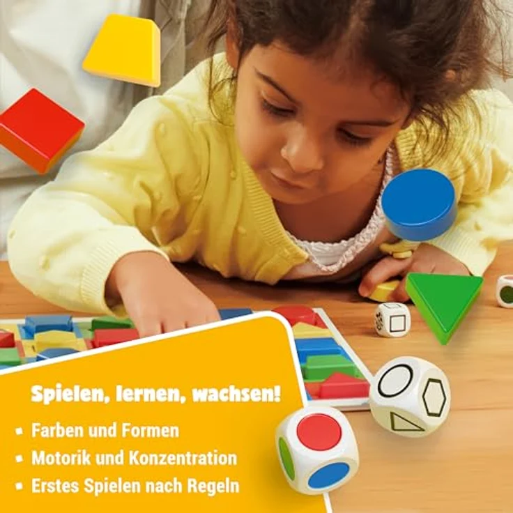 Ravensburger Colorama - Meine ersten Spiele: Kinderspiele ab 3 Jahren, für 1-6 Spieler, Lernspiel zu Farben und Formen, Geschenk für Mädchen und Jungen – Bild 5