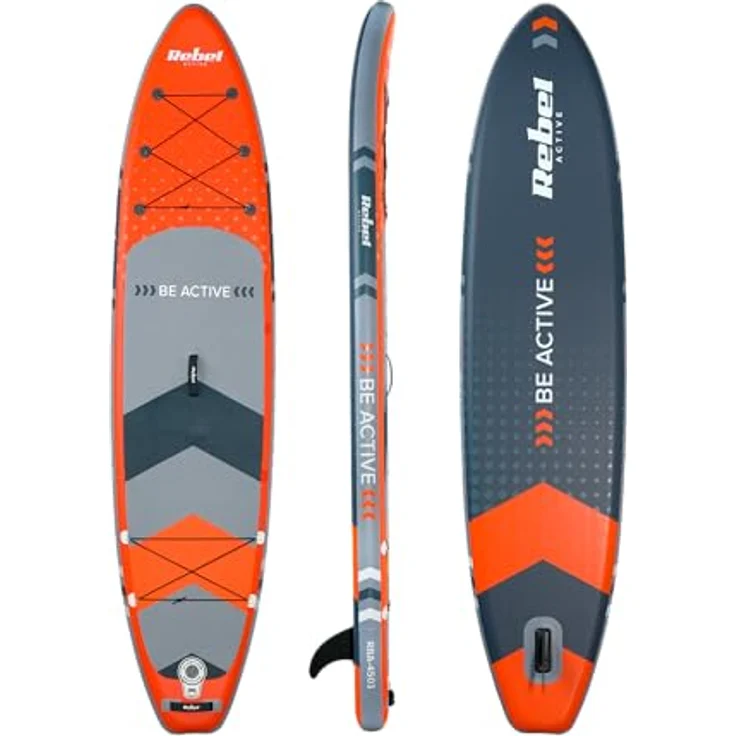 Rebel ACTIVE, Stand Up Paddle 11'6" (350 cm), aufblasbar, max. Tragfähigkeit 170 kg, inkl. Paddel und Zubehör – Bild 2