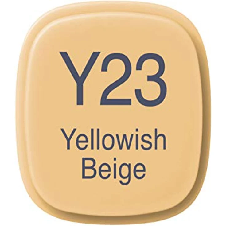 Copic Classic Marker Typ Y - 23, Yellowish Beige, professioneller Layoutmarker mit breiter und feiner Spitze – Bild 3