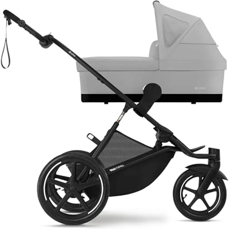 Cybex Avi Spin, Kinderwagen für City-All-Terrain und Jogging, schwenkbares Vorderrad, luftbereift, vollständig flach liegend, von Geburt an nutzbar – Bild 8