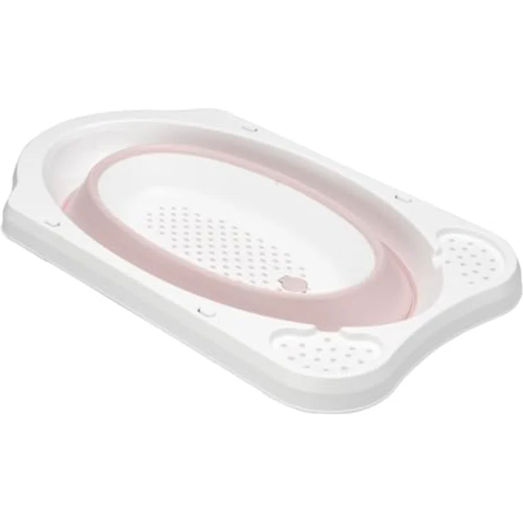 keeeper Faltbare Babywanne Maja, 33 l, ab 0 bis ca. 12 Monate, Pink, Nordic Pink – Bild 5