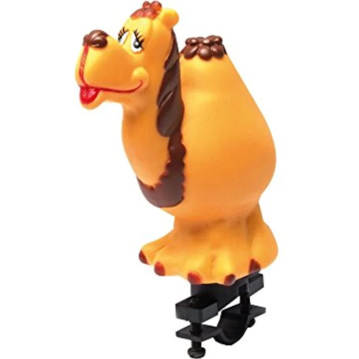 XLC Unisex – Erwachsene Hupe-2500720001 Hupe, Yellow/Brown, 5.5x5.5x4cm