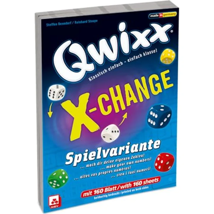 NSV QWIXX X-Change-ZUSATZBLÖCKE, Yellow - Würfelvariante mit ungeahnten Freiheiten – Bild 1