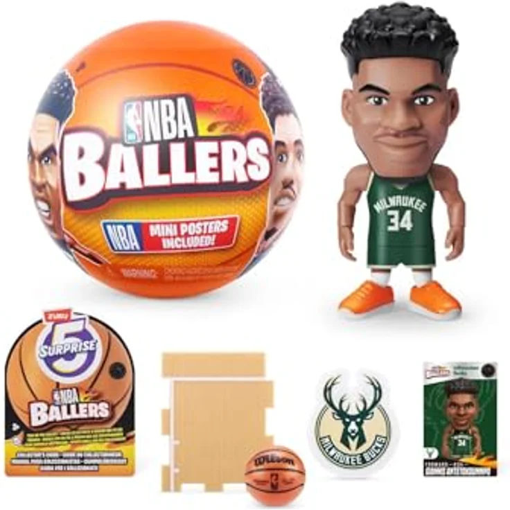Zuru 5 Surpise - NBA Ballers S1, Sammelfiguren, sortiert, 12 PDQ – Bild 6