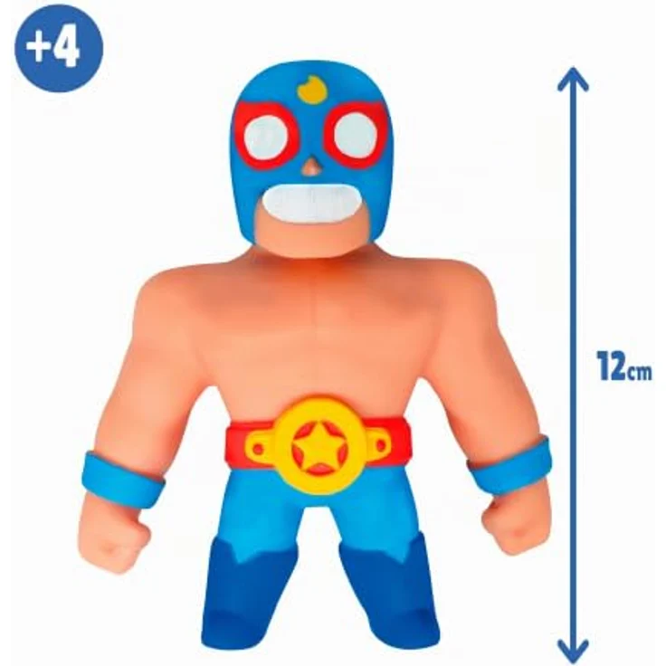 Bizak Monsterflex Brawl Stars Sammlerfigur, elastisch und ausziehbar, 13 cm, 10 Figuren zum Sammeln für Erwachsene und Kinder ab 8 Jahren (64390009-4) – Bild 4