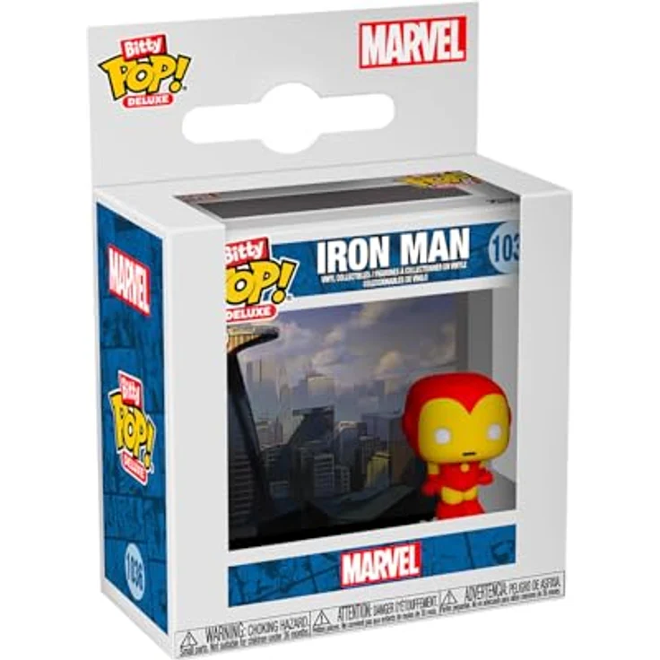 Funko Bitty POP! Deluxe: Iron Man (AvengerTower), Sammelfigur aus Vinyl, Modellnummer 81301 – Bild 2