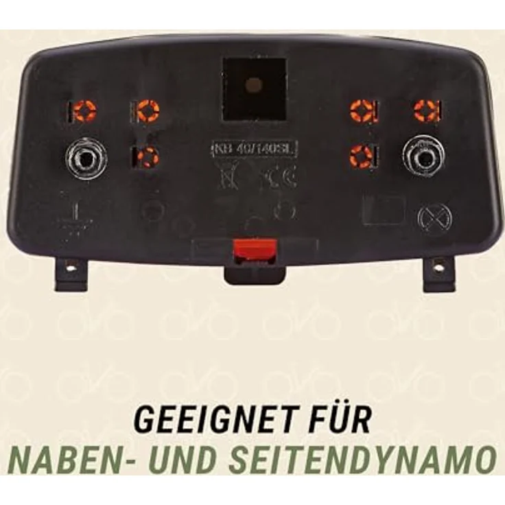 Prophete Fahrradbeleuchtung | Rücklicht Gepäckträger | Länge:160mm Breite:60 Höhe:50mm – Bild 4