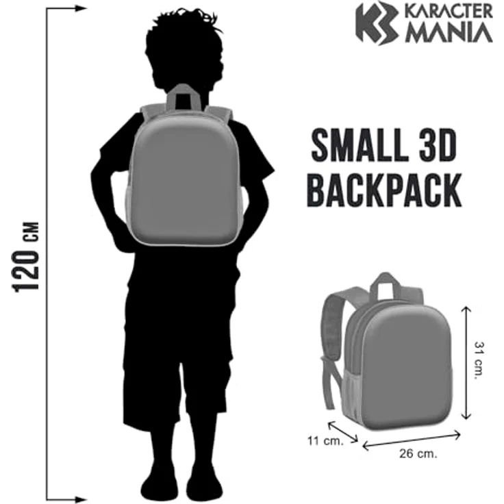 Marvel Spiderman Team-up-Elite 3D Rucksack, Gelb, Vorschulrucksack mit gepolstertem Rücken, 26 x 31 cm, Kapazität 8 L – Bild 5