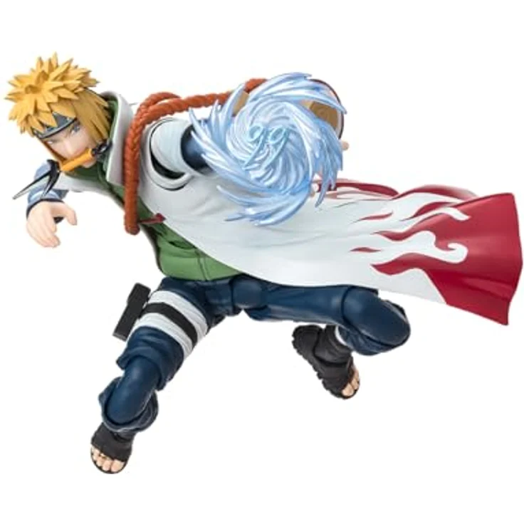 TAMASHII Nations BANDAI Spirits Naruto - Minato Namikaze - NARUTOP99 Edition S.H.Figuarts Actionfigur mit optionalen Ausdrucksteilen, Kunai und Rasengan – Bild 1