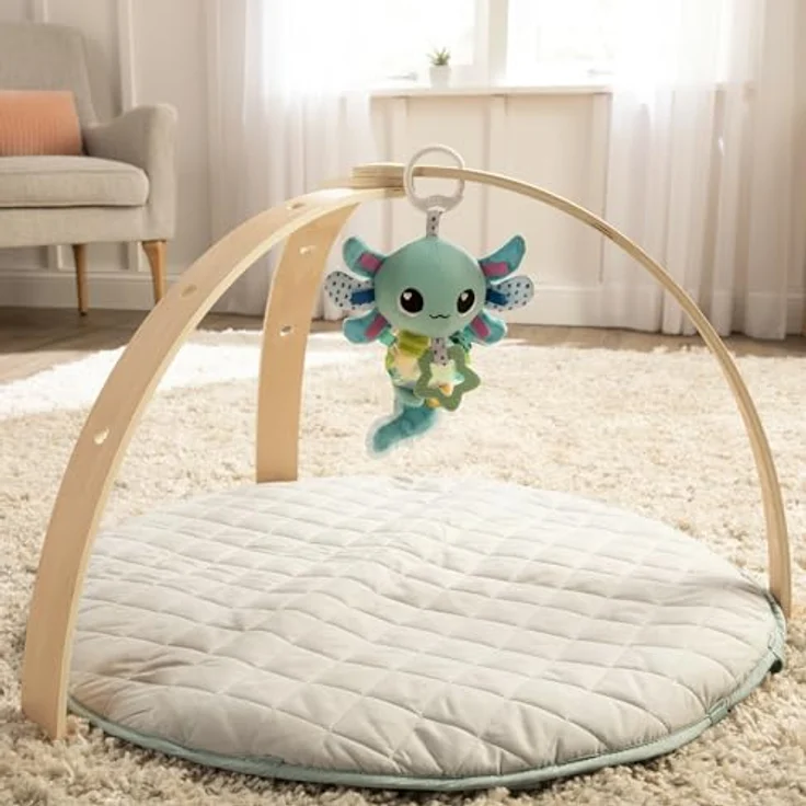 TOMY Lamaze Axolotl-Anhänger Artur L27497, Reisekuscheltier mit unterschiedlichen Texturen und Beißteilen – Bild 6