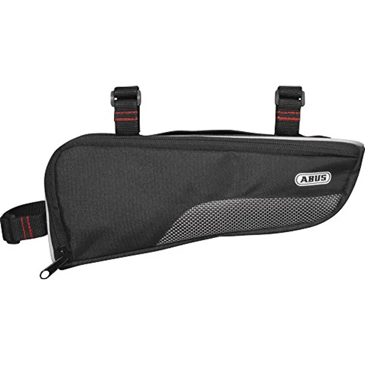 ABUS Fahrradtasche Basico ST 5200 - Rahmentasche mit Klettbandverschluss - 255 mm x 65 mm - 1,2 Liter Fassungsvermögen