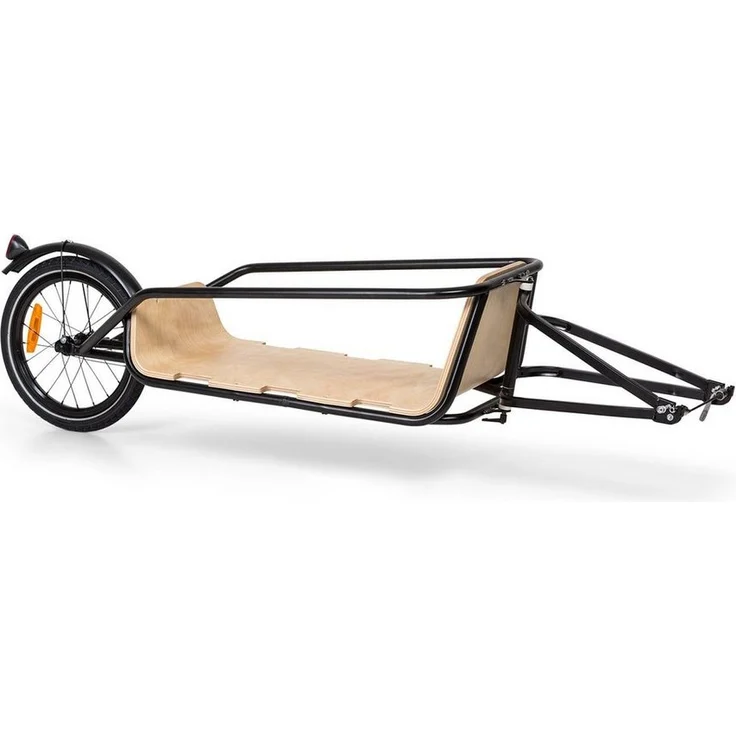 KLARFIT Fahrradkinderanhänger Companion Chaser Fahrradanhänger, Einrad-Anhänger mit bis zu 30 kg Ladefläche, Quick Release Spannstifthalterung, rahmenlos mit dämpfender Federung