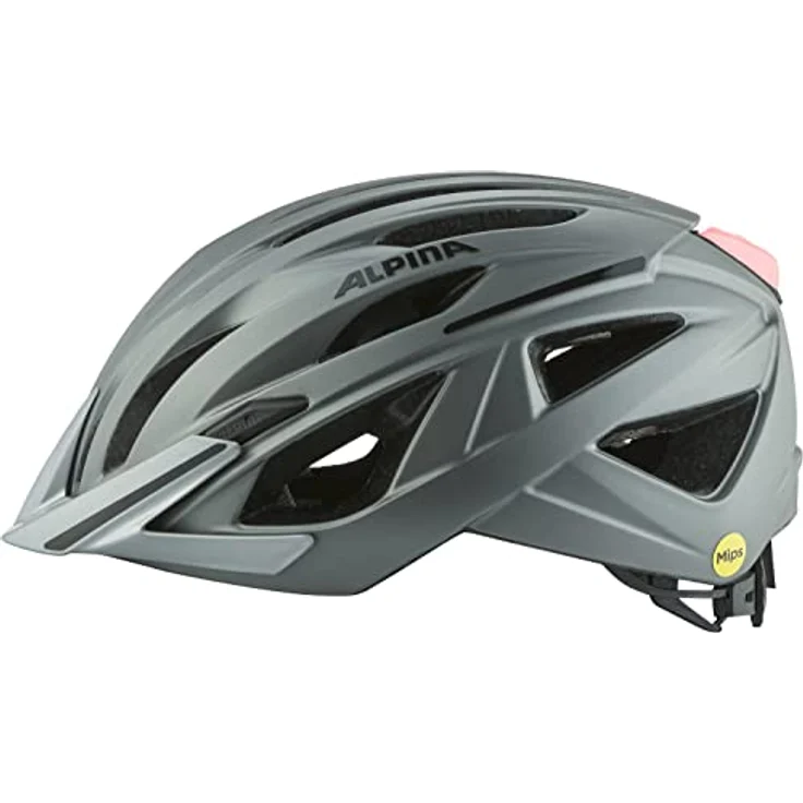 ALPINA GENT MIPS - Reflektierender, Optimal Sichtbarer & Sicherer MIPS Fahrradhelm Mit Fliegennetz Für Erwachsene, dark-silver matt, 55-59 cm – Bild 3