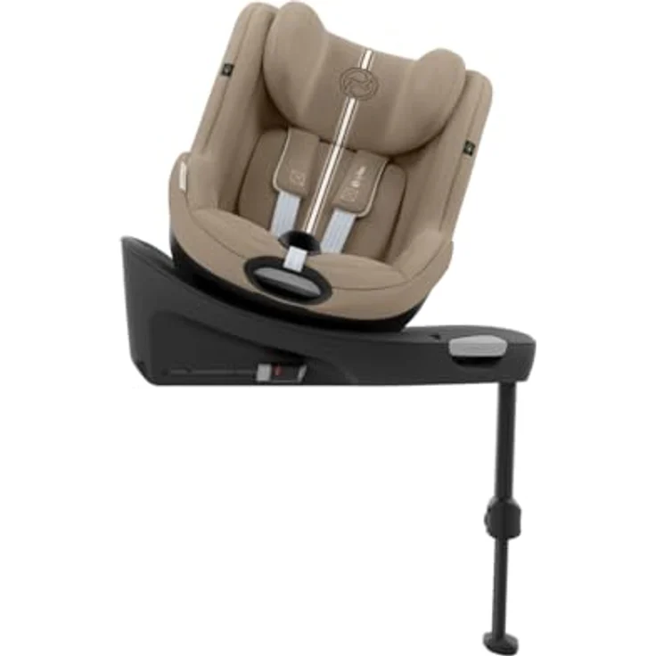 Cybex Sirona G i-Size Plus, Reboard Kindersitz mit 360°-Drehmechanismus, Almond Beige – Bild 6