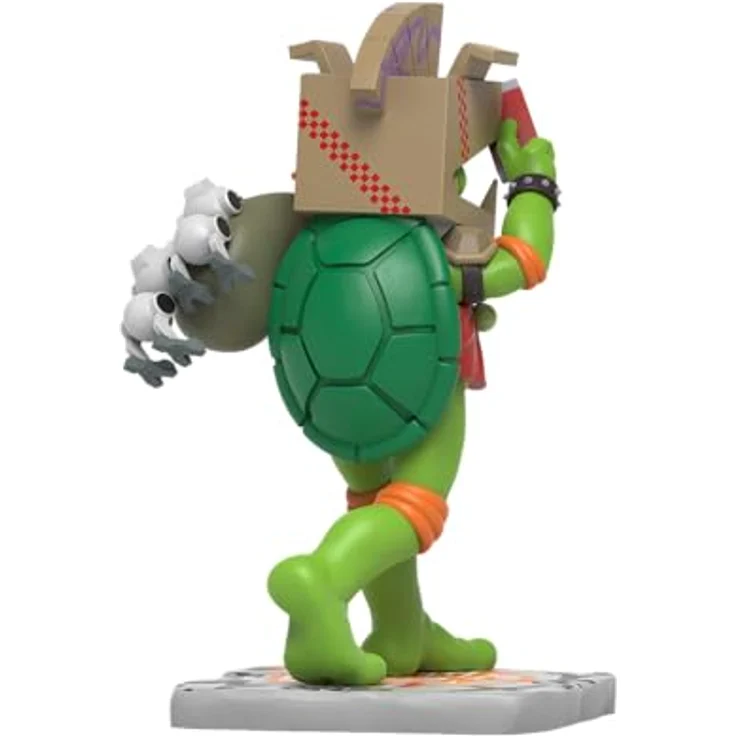 Mighty Jaxx Teenage Mutant Ninja Turtles Michelangelo Cowaboonga Edition Remixx Figur, 15 cm, sammelbare Halloween-Edition – Bild 6