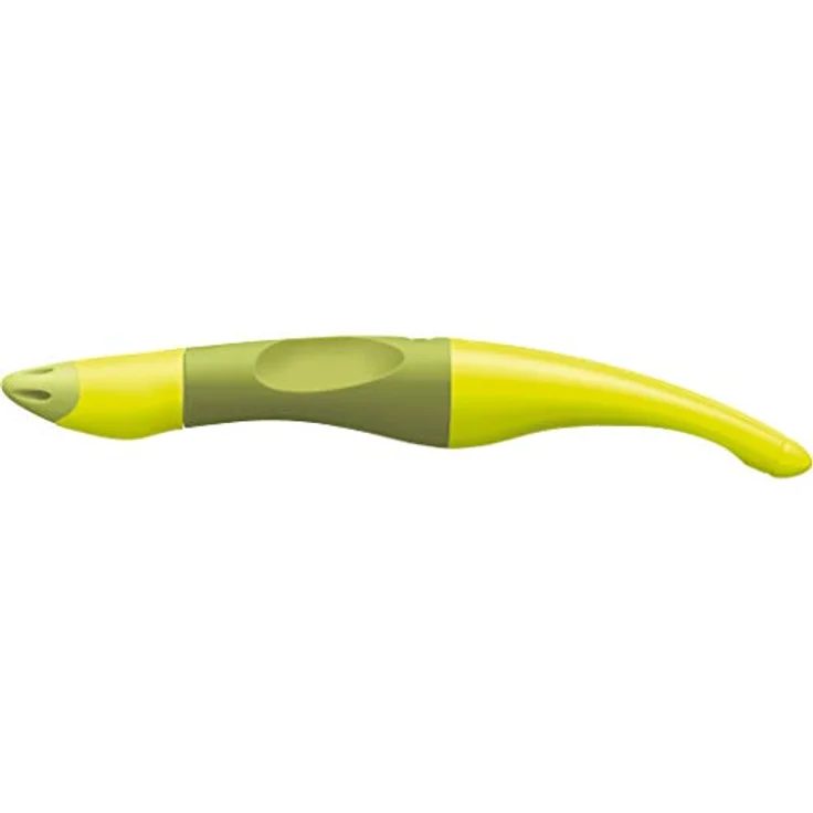 STABILO Füllfederhalter Rollerball Easy Original RH limone-grün, ergonomischer Schreiblern-Kugelschreiber für Kinder, rutschfest, für Linkshänder und Rechtshänder geeignet – Bild 3