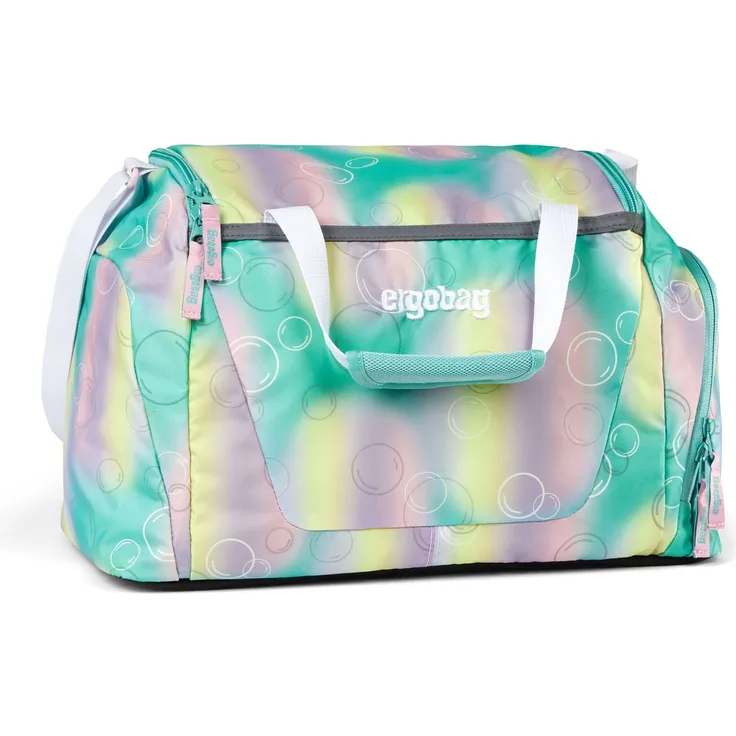ergobag Sporttasche Reflex mit Nassfach, ZauBärwelt (mint/hellblau/hellgelb/rosa)