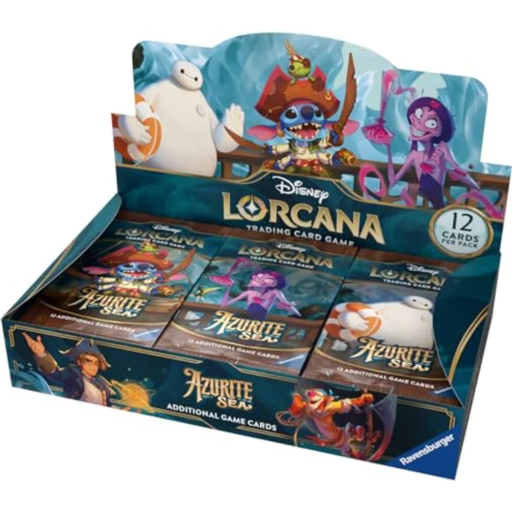 Ravensburger Spielverlag Disney Lorcana Azurblaues Meer - Booster Display mit 24 Booster Packs (Englisch) – Bild 1