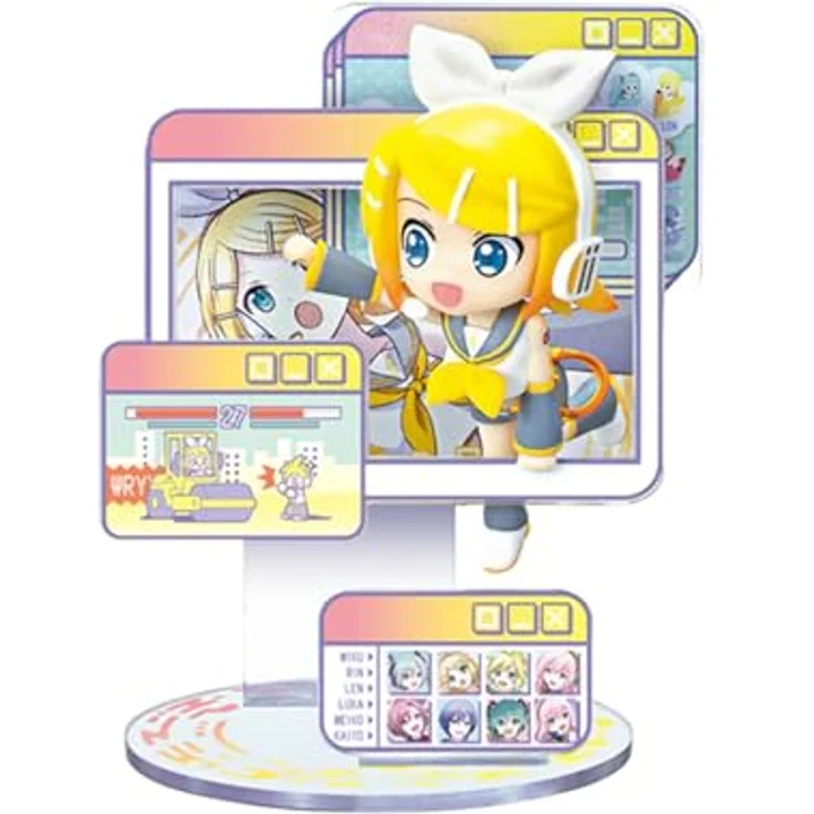 Re-Ment Hatsune Miku Minifiguren, 6 cm Window Figure Collection Display (6), PVC Sammelfiguren, inklusive Hatsune Miku und Freunde – Bild 5