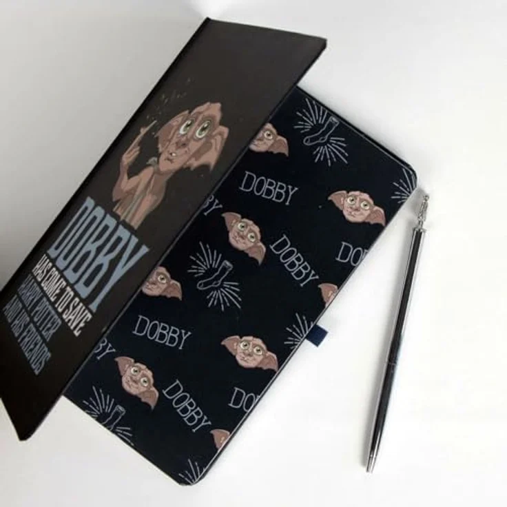 Cerda Harry Potter Dobby Briefpapier-Set, Schreibwaren in Dobby-Socke mit Stiften und Notizblöcken, 25,5 x 22,0 x 2,5 cm – Bild 7