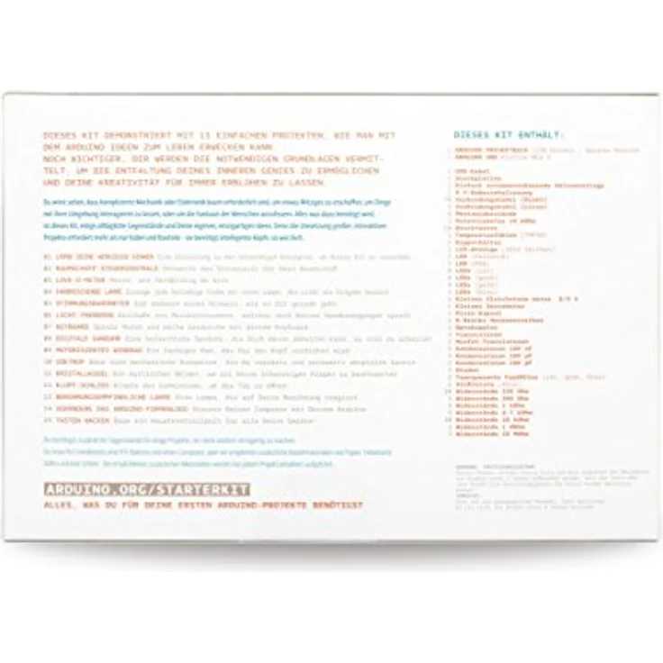 Offizielles Arduino Starter Kit für Anfänger K040007 [Projektbuch auf Deutsch] – Bild 3