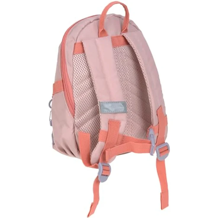 LÄSSIG Kleiner Kinderrucksack Sunshine peach, 3,5 Liter Krippenrucksack mit Brustgurt und Trinkflaschenhalter für Kinder – Bild 2