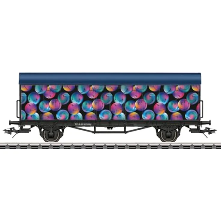 Märklin 48883 H0 Smiley Wagen 2025, zweiachsiger Güterwagen mit Gleichstromradsatz, 13,9 cm – Bild 1