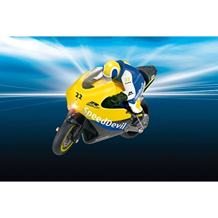 Revell Control Speed Devil I RC-Bike, Ferngesteuertes Fahrzeug mit LED Lichtern, spurstabil durch mechanischen Kreisel – Bild 4