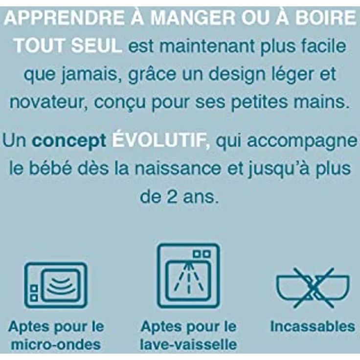 Suavinex 401196 Baby Training Cup mit Griffen und Anti-Tropf-System, 12 Monate, Forest Farbe Rosa - 340 ml - 121 g, Kindertrinkbecher - Lernbecher für die ersten Versuche beim Trinken - Spülmaschinengeeignet – Bild 5